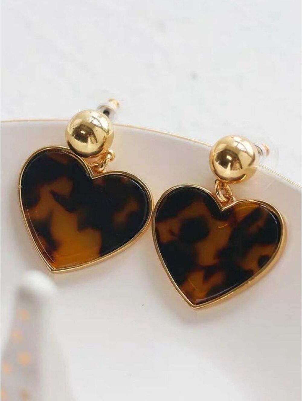 J.Crew Heart Drop Earrings